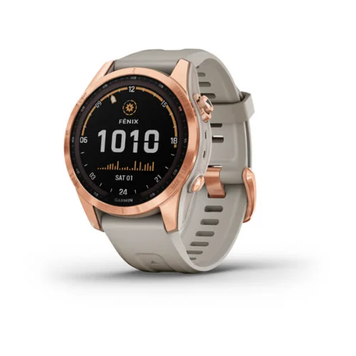 שעון דופק Garmin fenix 7s Solar Rose Gold