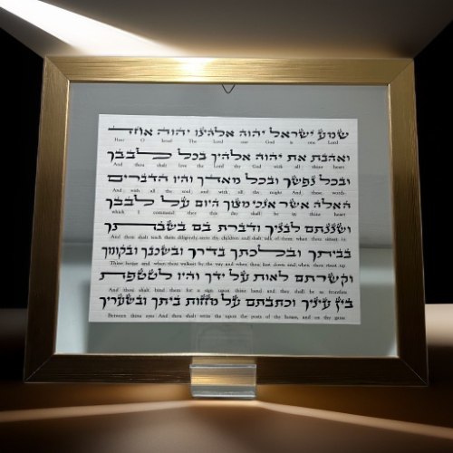 שמע ישראל של זהב