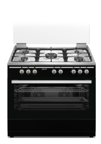 תנור באייר 90 ס"מ BAYERE צבע קרם / נירוסטה / שחור דגם: SMF-BAFS90