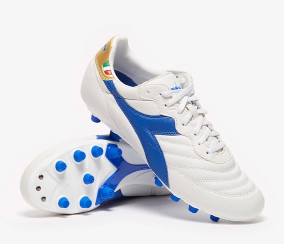 Diadora Brasil K-Leather Pro FG-White/Royal