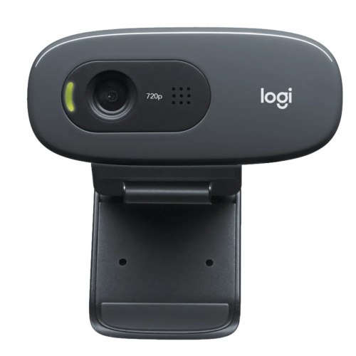 מצלמת רשת Logitech C270 ברזולוציית 720p עם מיקרופון והפחתת רעשי רקע