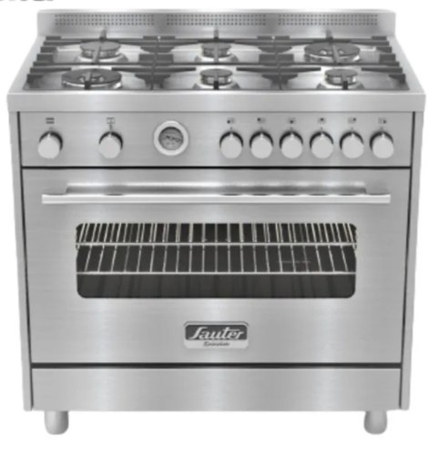 תנור משולב כיריים 900 ס"מ דגם SAUTER SOC9080IX סאוטר נירוסטה