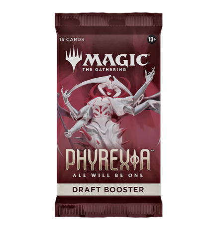 Magic:The Gathering Phyrexia:All Will Be One Draft Booster Pack 2023 קלפי מג'יק מקוריים דראפט בוסטר