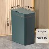 ירוק+זהב 15 ליטר - פח חכם ואלחוטי Touch