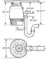טוחן אשפה 0.75 כס דגם Evolution 750SR insinkerator - יבואן רשמי
