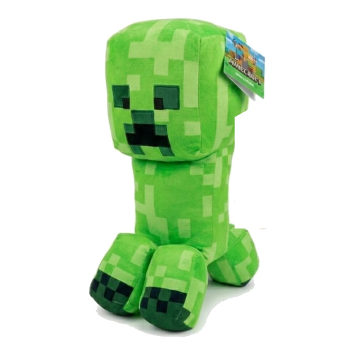 בובת פרווה מיינקראפט קריפר 44 ס"מ - Minecraft Creeper Plush 44cm