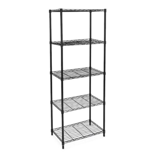כוננית מתכת 5 קומות BLACK