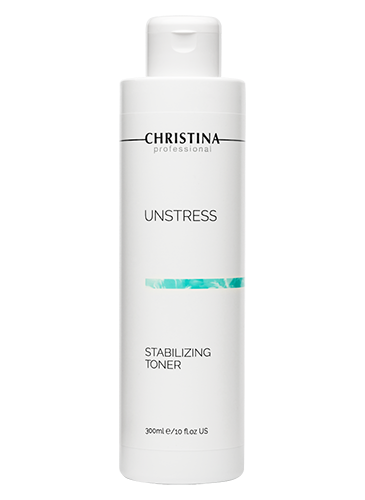 מי פנים לטיהור וחידוש העור הרגיש מסדרת אנסטרס - Christina Unstress Stabilizing Toner, pH 4,0-4,5