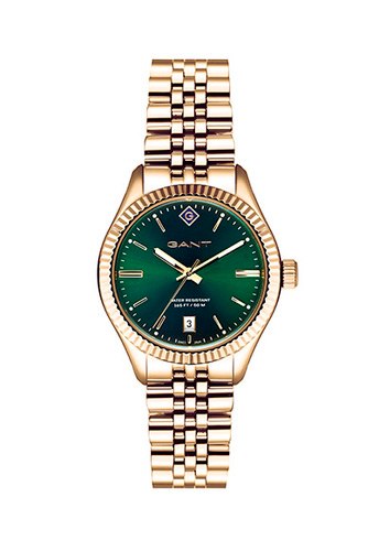 שעון Sussex זהב/ירוק לאישה