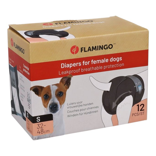 FLAMINGO | חיתולים לנקבות | S | מארז 12 יח'