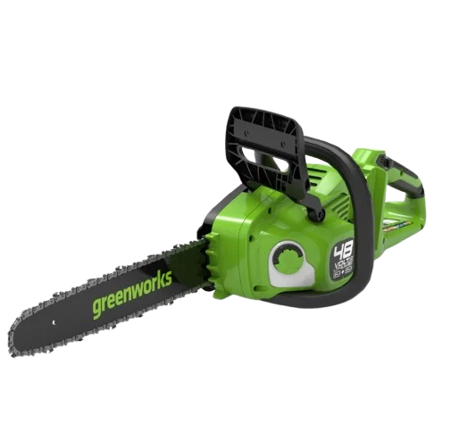 מסור שרשרת נטען בראשלס להב 36 ס"מ (גוף בלבד) - GREENWORKS 99501-3 48V