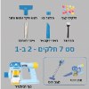 ערכה בייסיק 7 חלקים כחול - שואב אבק צעצוע לילדים