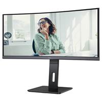 AOC 34" QHD 100Hz 4ms USB-C DP65W VA Curved Monitor