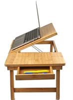 Navy NY-2655 Wooden Desktop Laptop Stand – מעמד שולחני עם תמיכה נוחה למחשב ועכבר