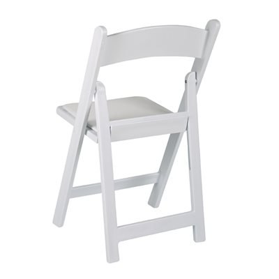 כסא לבן מתקפל