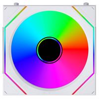 Lian-Li 120mm UNI FAN SL-INF FLEX Reverse Blade לבן