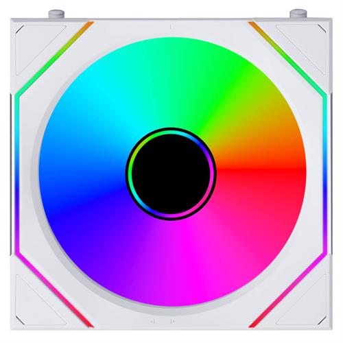 Lian-Li 120mm UNI FAN SL-INF FLEX Reverse Blade לבן