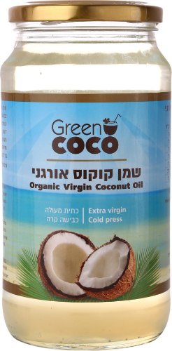שמן קוקוס אורגני 1 ליטר - גרין קוקו