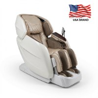 Luxury JERA MATE medical white massage chair with 5D deep tissue massage system and full-body relaxation technology.