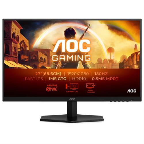 מסך מחשב לגיימינג AOC 27" Fast IPS FHD 180Hz 0.5ms