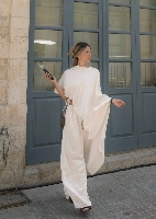 The Satin Cream Cape
