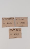3 כרטיסי נסיעה- טוב לנסיעה בשירותי א.ש.ד