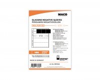 MACO Glassine Negative Sleeves 120 שרוולי אחסון 120 רחבים מתאימים גם ל 6*7 חבילה של 100 דף