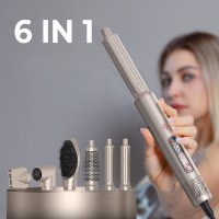 מכשיר חדשני לעיצוב, סלסול והחלקת שיער 6 ב-1 מבית Ukliss