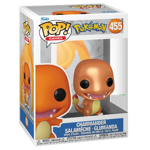בובת פופ  455# POP Pokemon Charmander MT(Metallic)