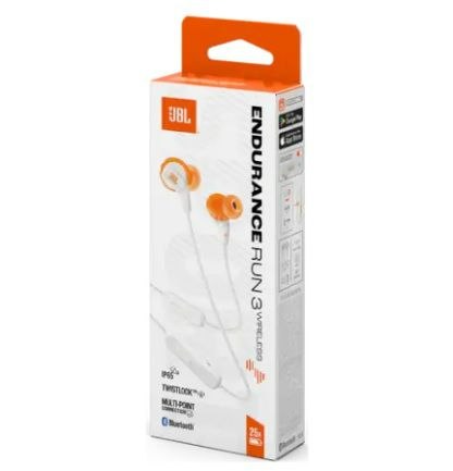 אוזניות ריצה אלחוטיות JBL Endurance Run 3 BT (בצבע לבן) אחריות מודן