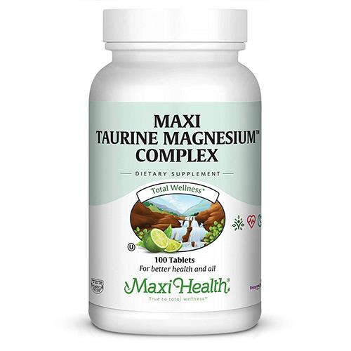 -- Maxi Taurine Magnesium™ Complex מגנזיום טאורין קומפלקס -- 100 טבליות, Maxi Health