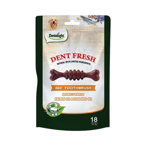 Dent Fresh חטיף דנטלי מועשר בשמן סלמון לטיפוח הפרווה