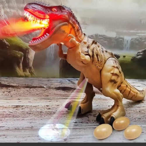 רובוט דינוזאור יורק אש ומטיל ביצים DinoBOT
