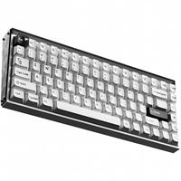 מקלדת גיימינג MelGeek MADE84 Ultra+ שחור-לבן