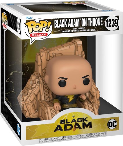 בובת פופ Funko Pop! Deluxe: Black Adam - Black Adam on Throne #1239