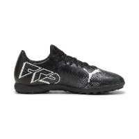 PUMA FUTURE 7 PLAY TT נעלי כדורגל פומה גברים שחור לוגו גדול לבן