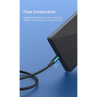 כבל  Vention USB-C to Mini-B Cable - 2M - Black