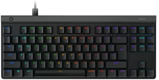 מקלדת מכנית חוטית Logitech G515 TKL לגיימינג עם LIGHTSYNC RGB ומקשי PBT