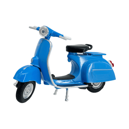 דגם קטנוע ויספה - Welly Vespa 150CC Blue 1:18