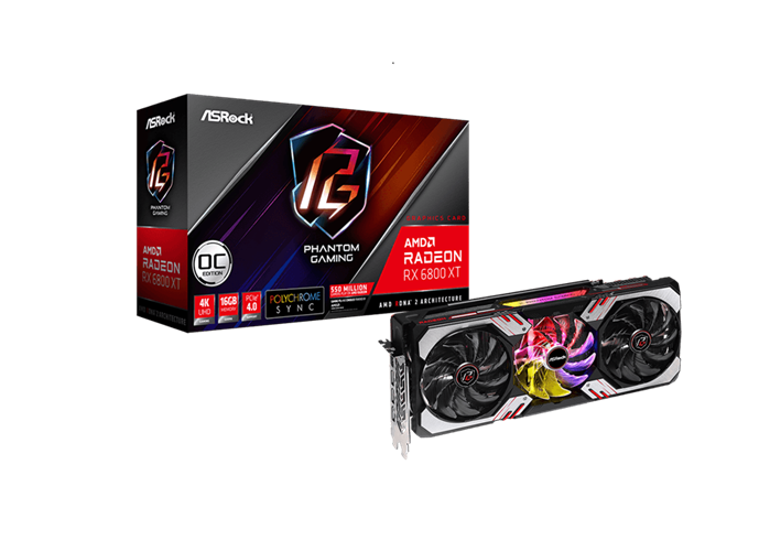כרטיס מסך – ASRock AMD Radeon RX 6800 XT Phantom Gaming D 16G