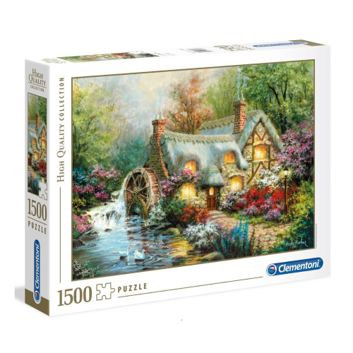 קלמנטוני - פאזל 1500 חלקים בקתה כפרית - Clementoni 31812