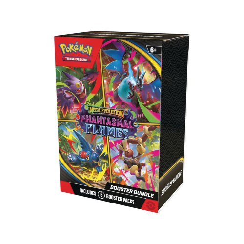 פוקימון - סט קלפים - Pokemon TCG Mega Evolution Phantasmal Flames Booster Bundle
