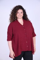 חולצת סימון בורדו