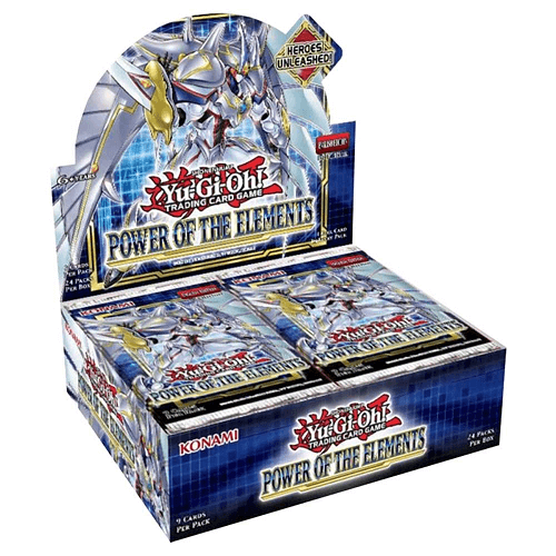 Yu-Gi-Oh Power of the Elements Booster Box (24 Packs) קלפי יו-גי-הו TCG מקוריים בוסטר בוקס