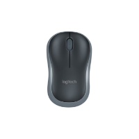 עכבר אלחוטי Logitech M185 צבע שחור/אפור