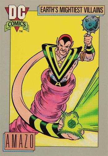 קלף בודד די.סי קומיקס DC Comics - Amazo's Creation Matrix - Earth's Mightiest Villains - 79