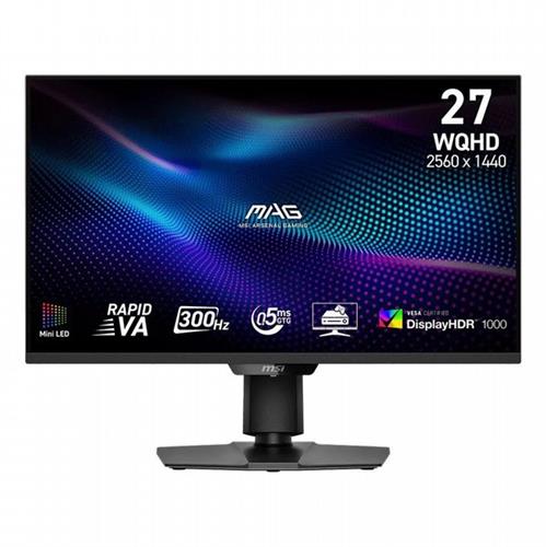 מסך גיימינג MSI MAG 274QPF X30MV 27" QHD 300Hz Mini-LED