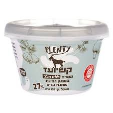 קשיועז - ממרח ללא חלב בסגנון גבינת שמנת עזים 27% שומן