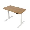 לבן אלון - שולחן עמידה חשמלי מתכוונן חד מנועי Comfortly S1