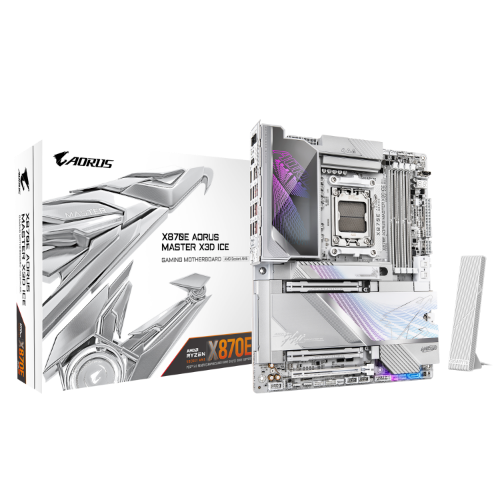 לוח אם GIGABYTE X870E AORUS MASTER X3D ICE WIFI7 ATX BT 10GBE